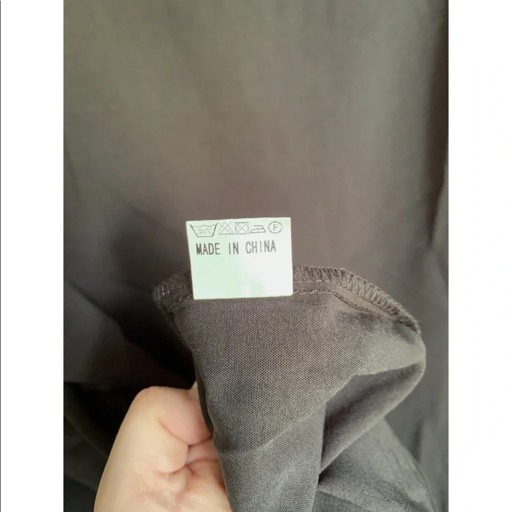 Black button-down tunic dress - Picture 5 of 6